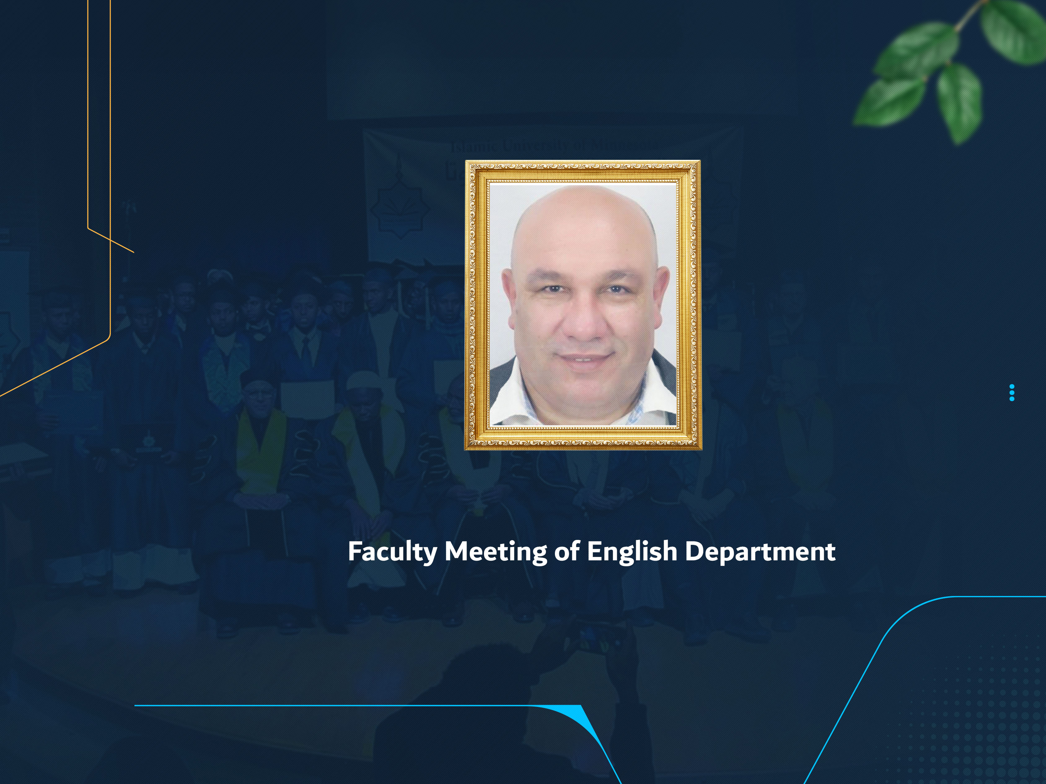 Faculty Meeting of English Department