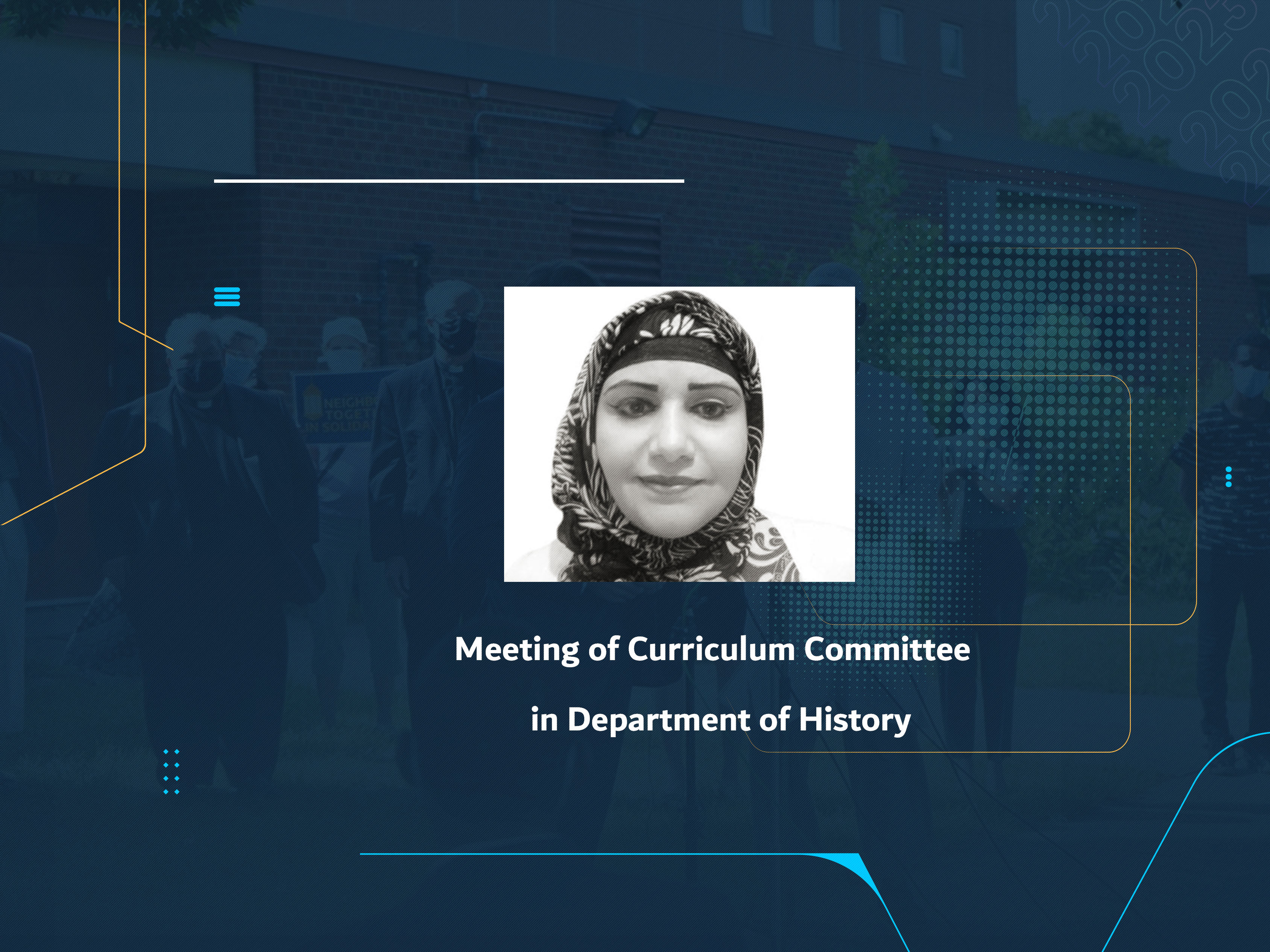 Meeting of Curriculum Committee in Department of History
