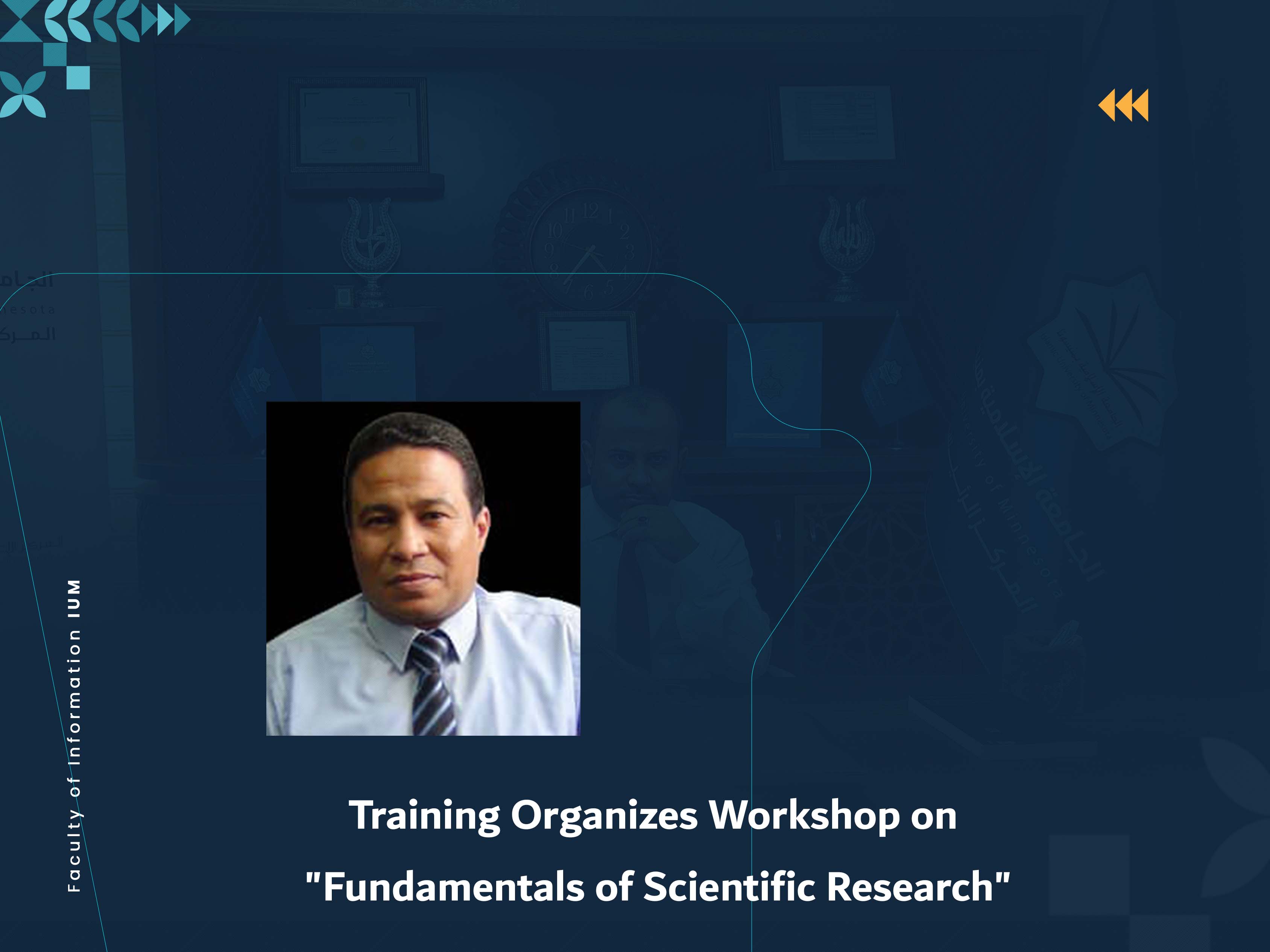 Training Organizes Workshop on "Fundamentals of Scientific Research"