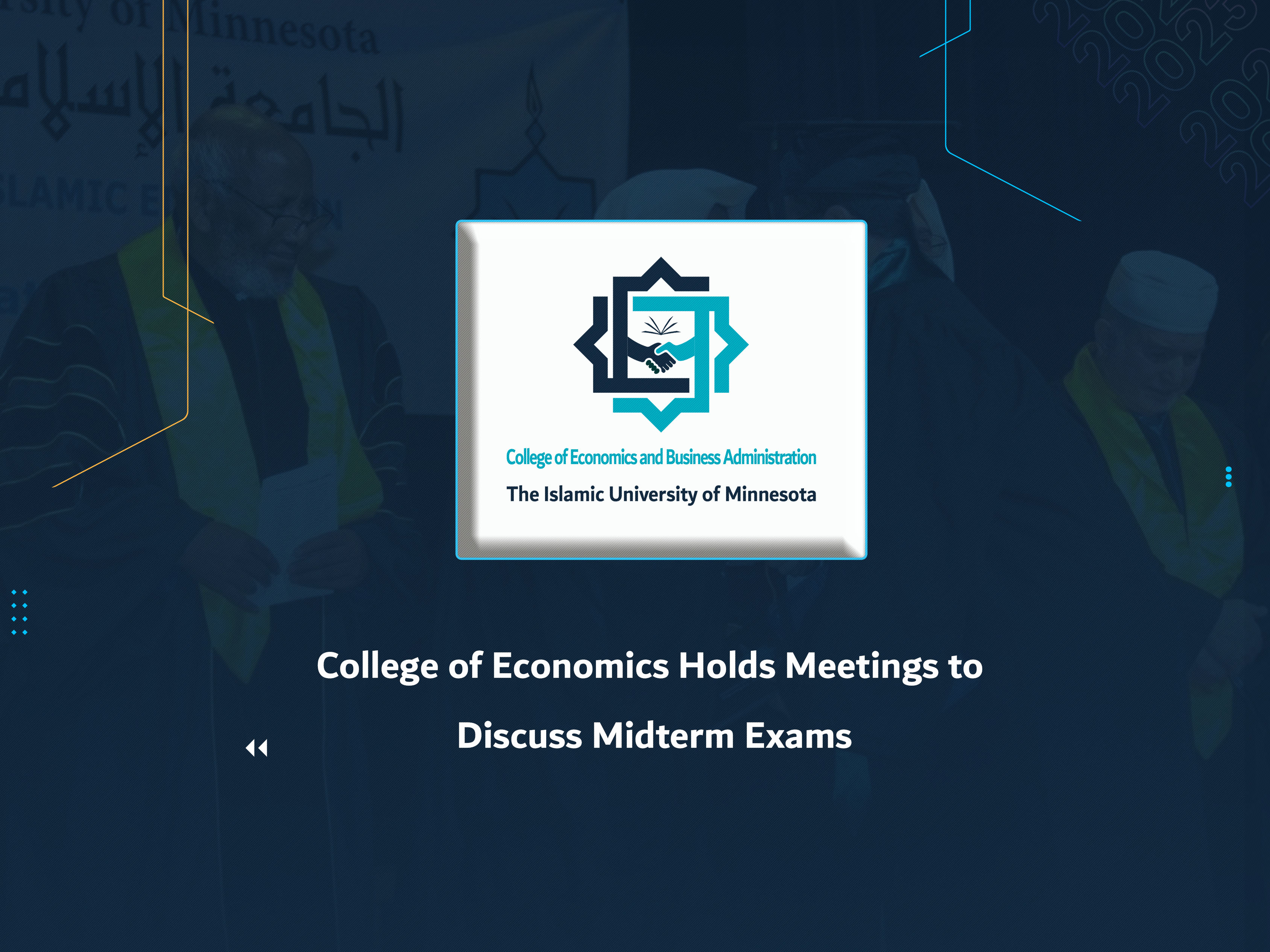 College of Economics Holds Meetings to Discuss Midterm Exams
