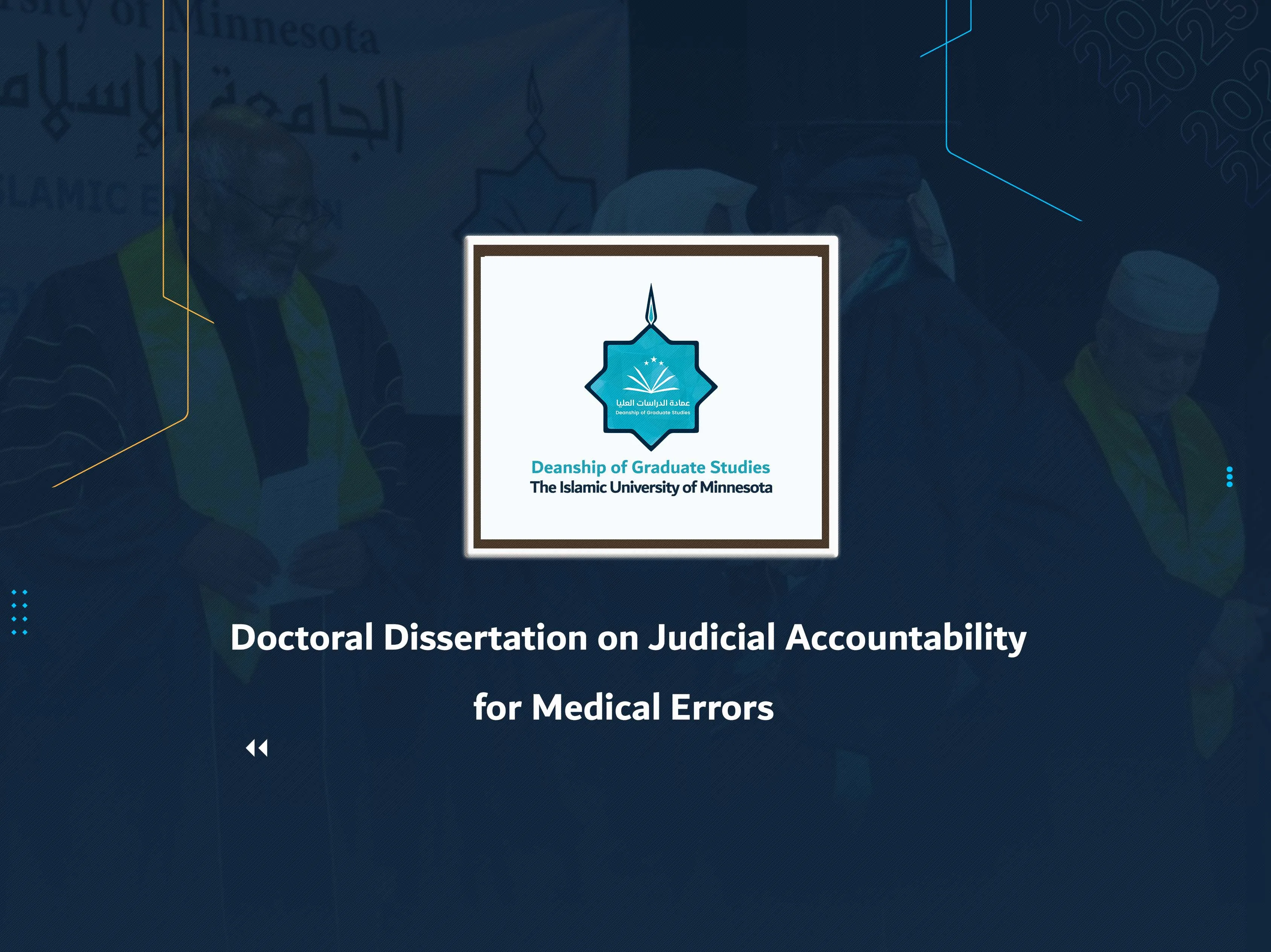 Doctoral Dissertation on Judicial Accountability for Medical Errors