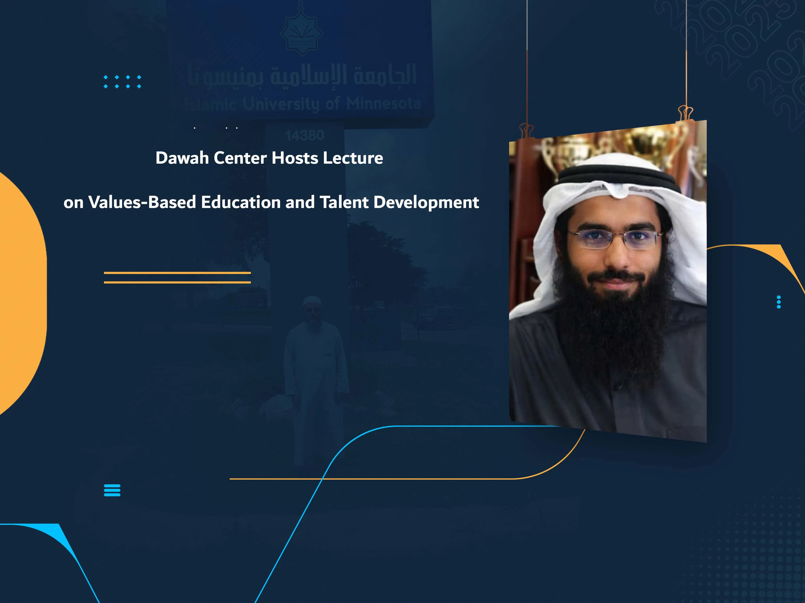 Dawah Center Hosts Lecture on Values-Based Education and Talent Development