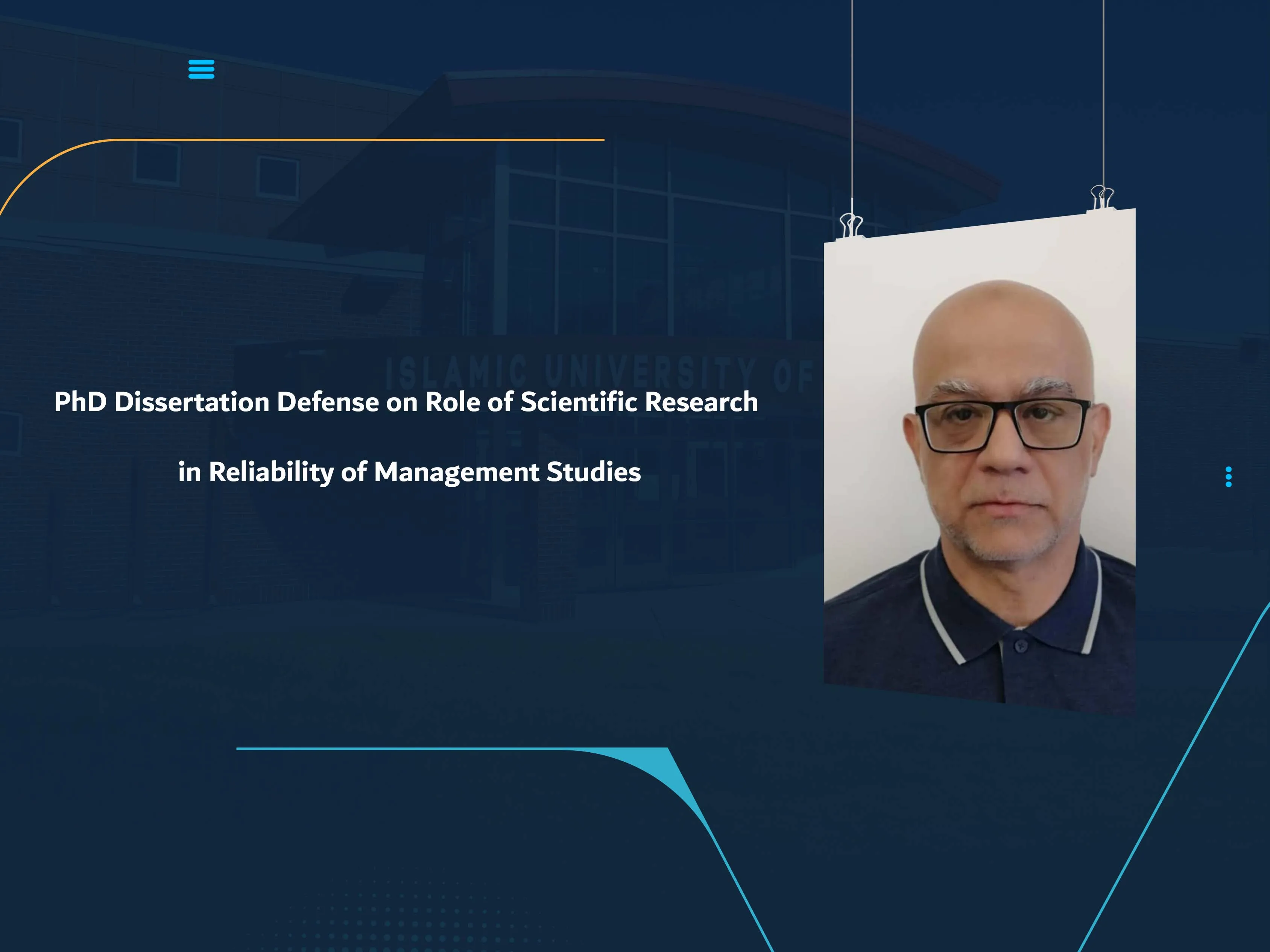 PhD Dissertation Defense on Role of Scientific Research in Reliability of Management Studies